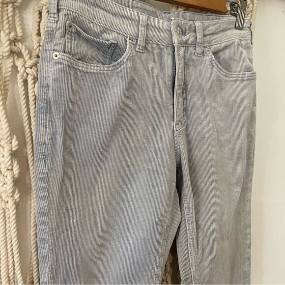 Pilcro Anthro Soft Corduroy Pant Women 25 Tall Light Blue Capsule Wardrobe - Picture 2 of 9